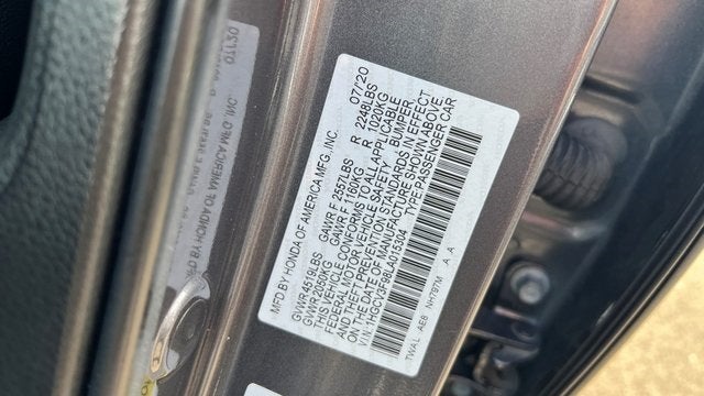 2020 Honda Accord Hybrid Touring