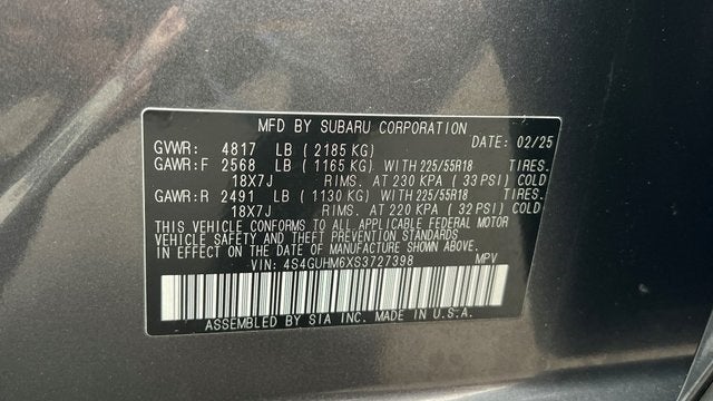 2025 Subaru Crosstrek Limited