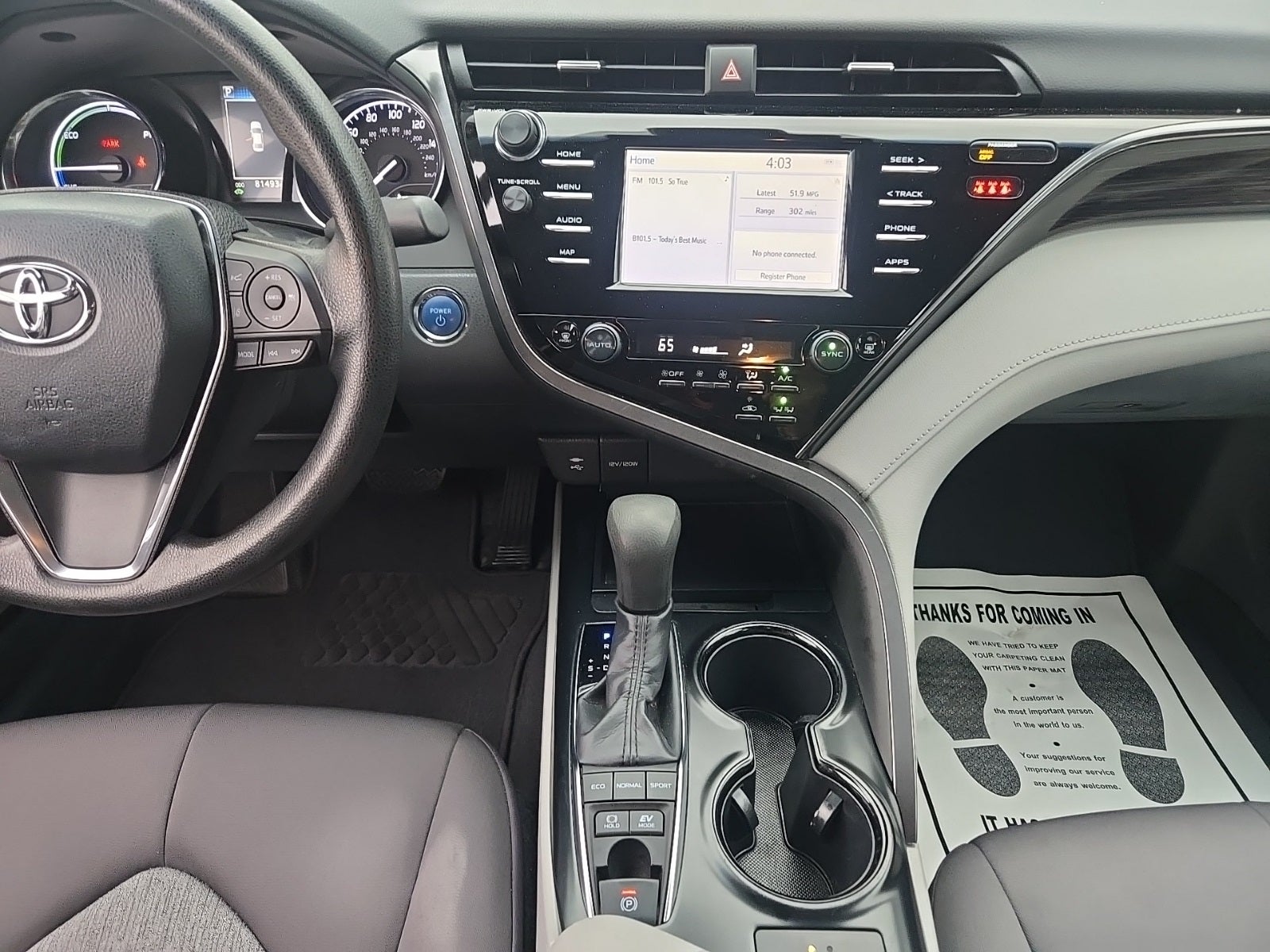 2019 Toyota Camry Hybrid LE