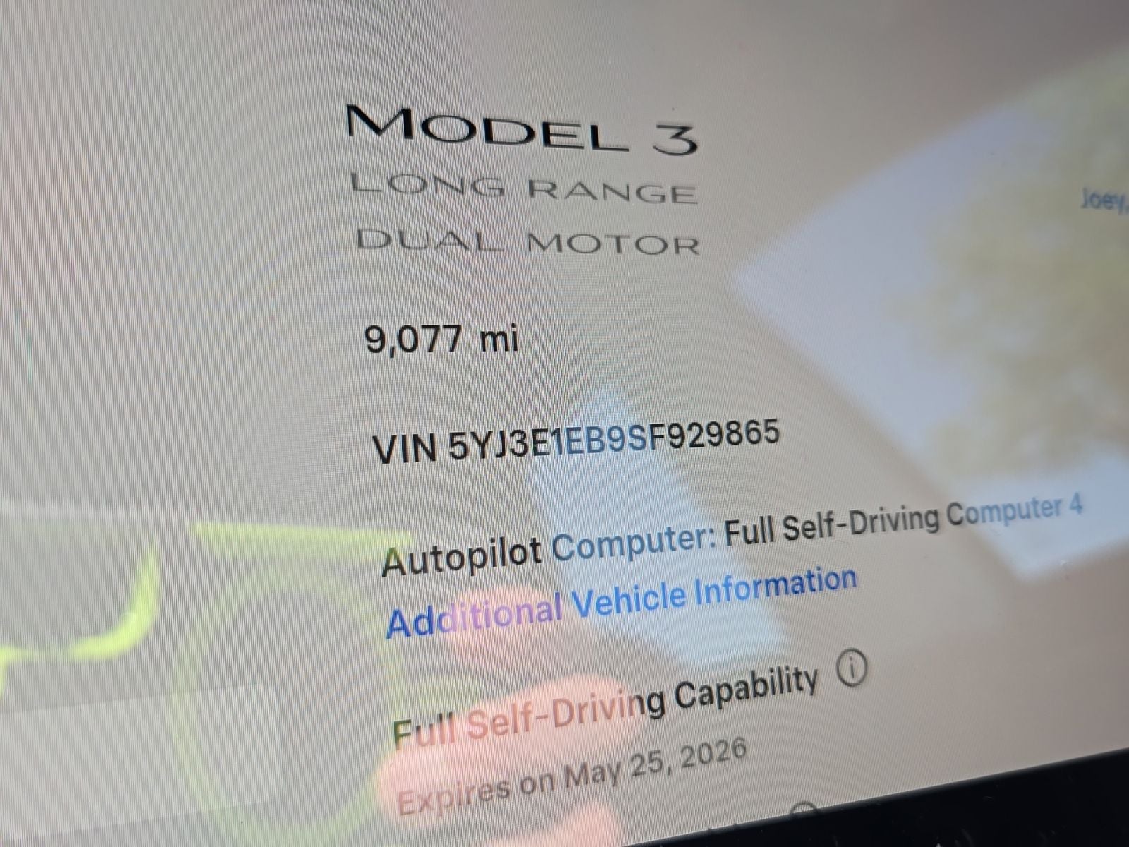 2025 Tesla Model 3 Long Range