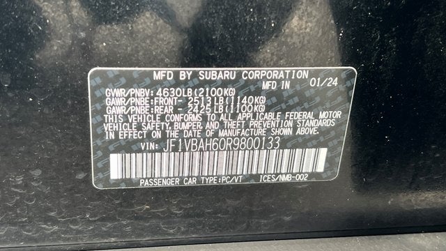 2024 Subaru WRX Premium