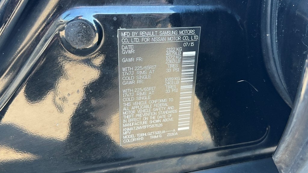 2015 Nissan Rogue SV