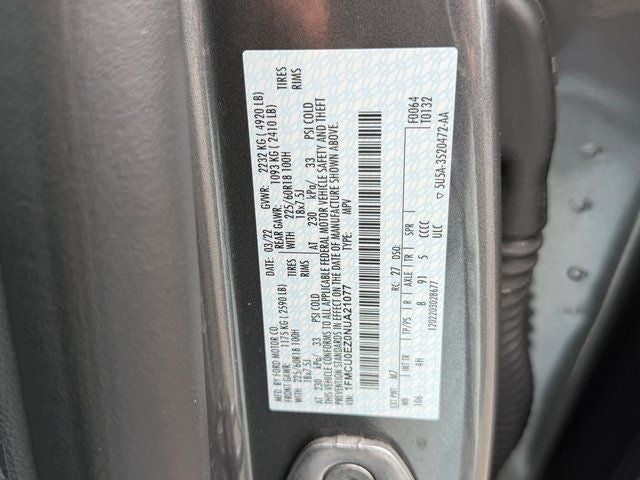 2022 Ford Escape Plug-In Hybrid SE