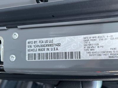 2022 Jeep Wrangler Sport S