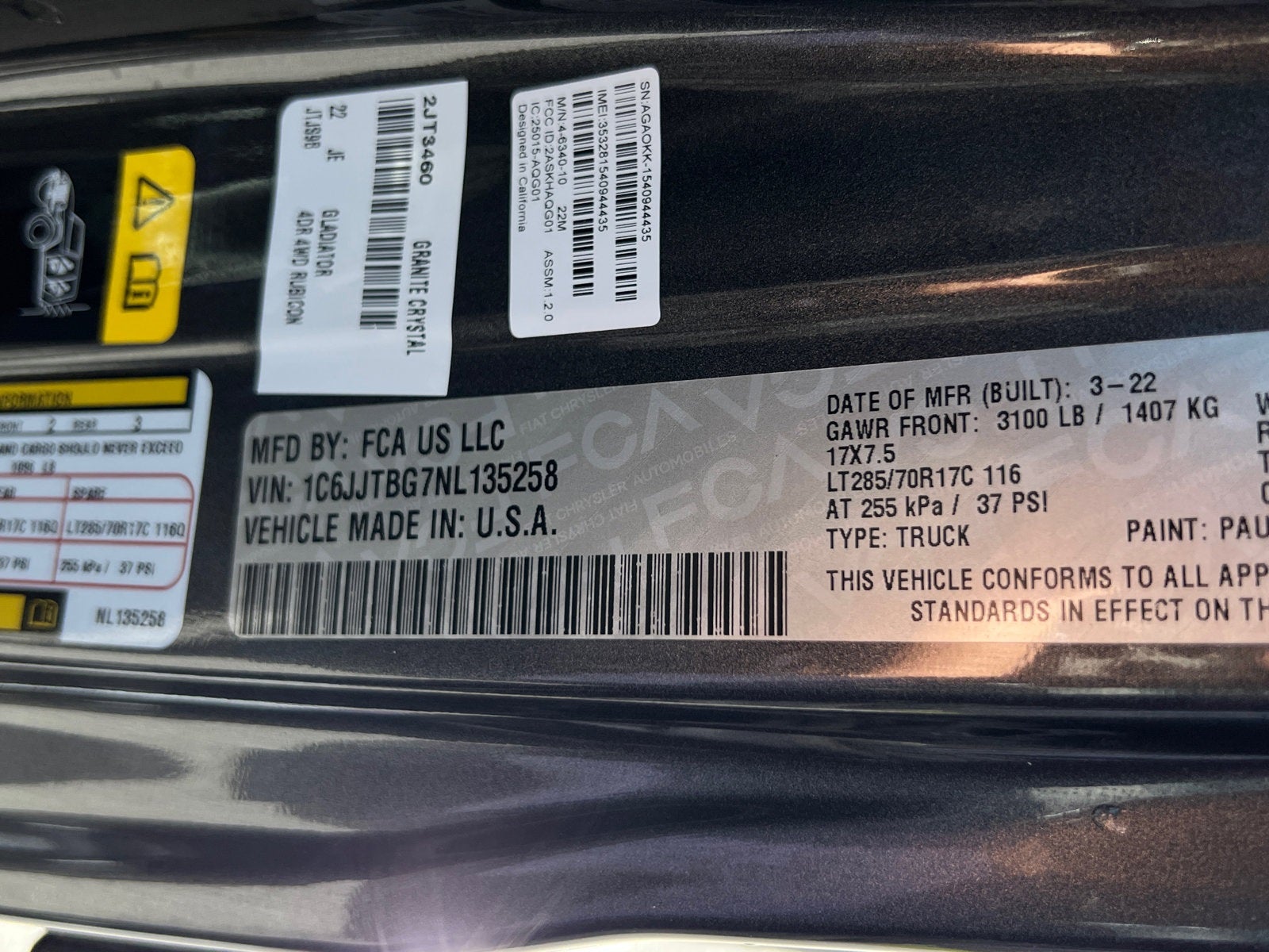 2022 Jeep Gladiator Rubicon