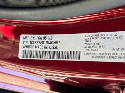 2021 RAM 1500 Big Horn/Lone Star