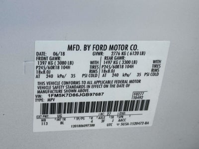 2018 Ford Explorer XLT