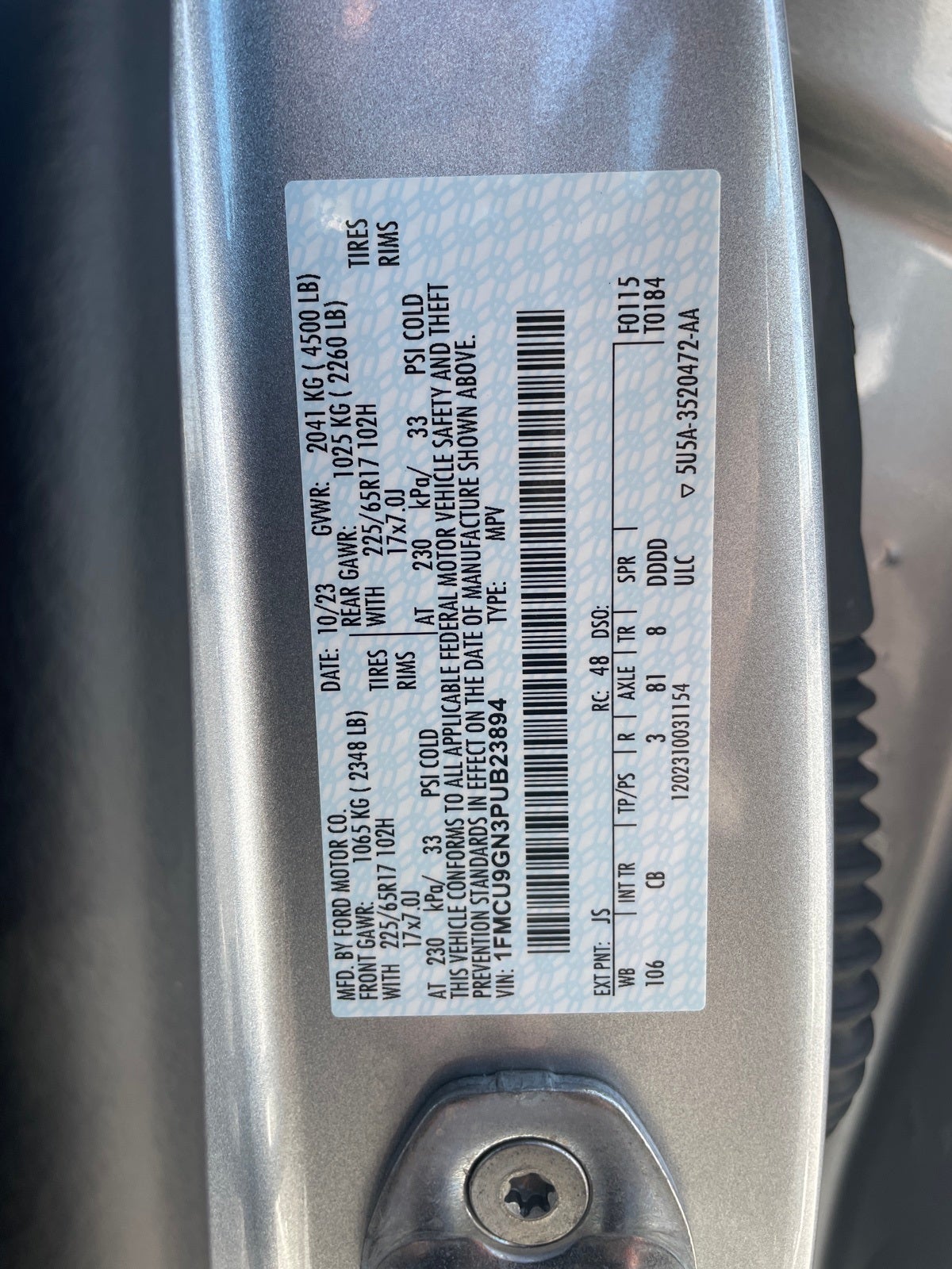 2023 Ford Escape Active