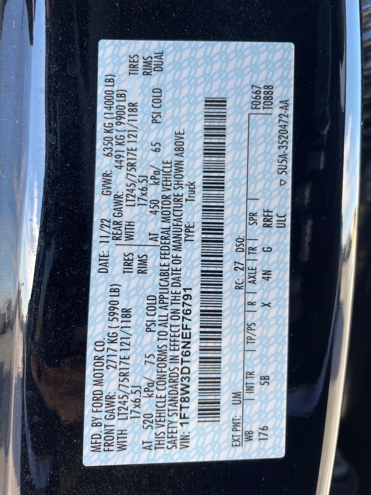 2022 Ford F-350SD Lariat