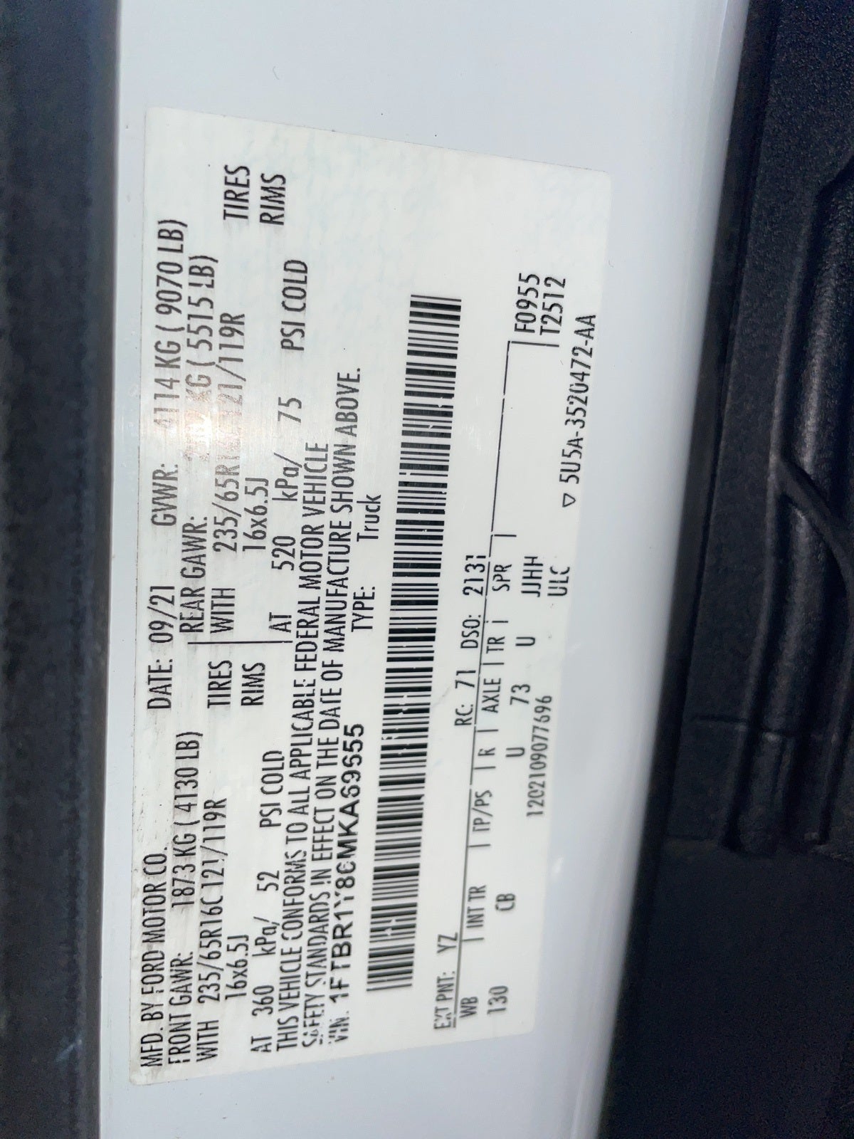 2021 Ford Transit-250 Base