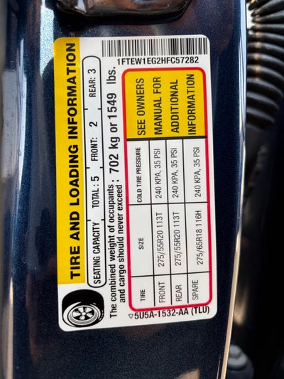 2017 Ford F-150 Platinum