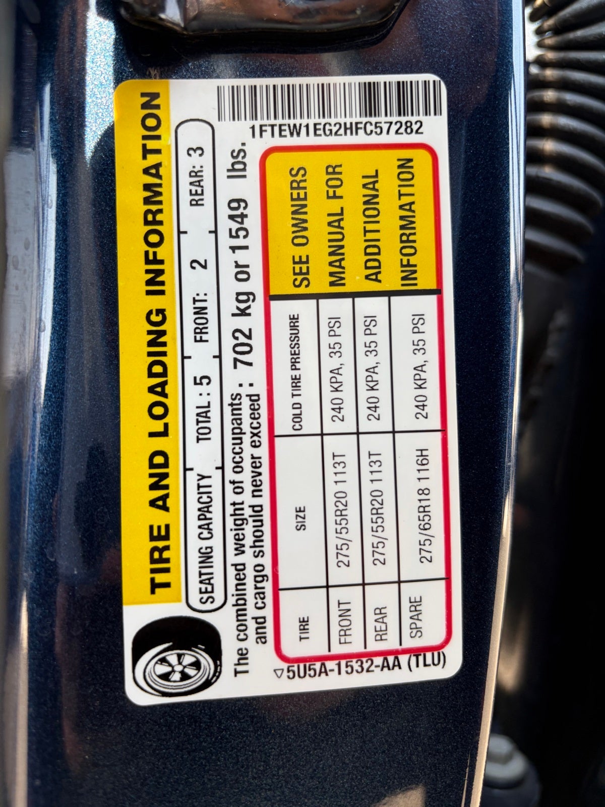 2017 Ford F-150 Platinum