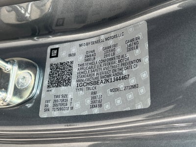 2019 Chevrolet Colorado Work Truck WORK TRUCK