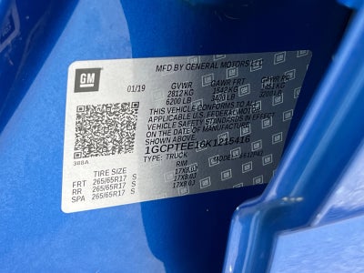 2019 Chevrolet Colorado ZR2 Bison Edition