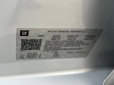 2019 Chevrolet Silverado 1500 LT