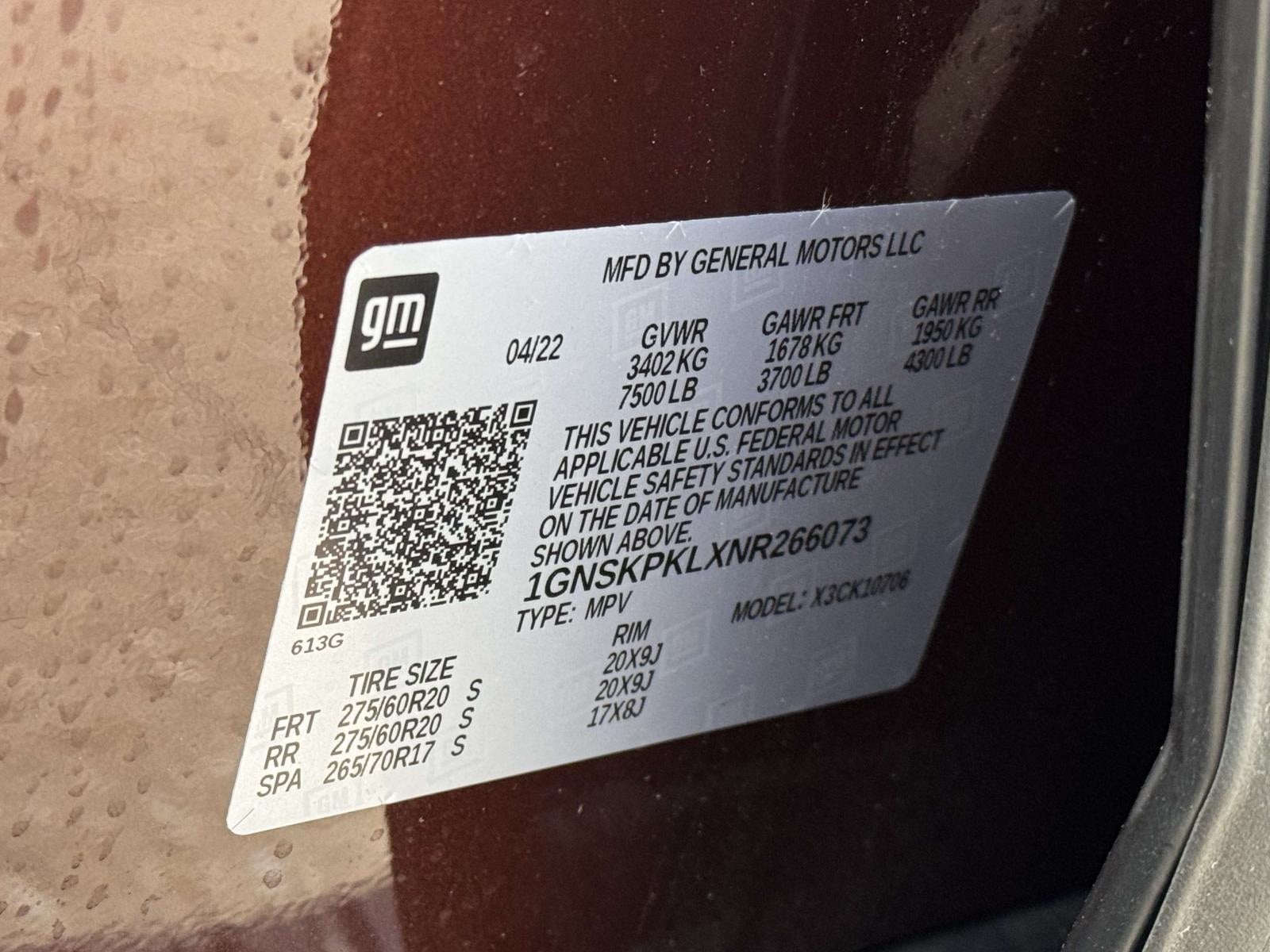 2022 Chevrolet Tahoe Z71