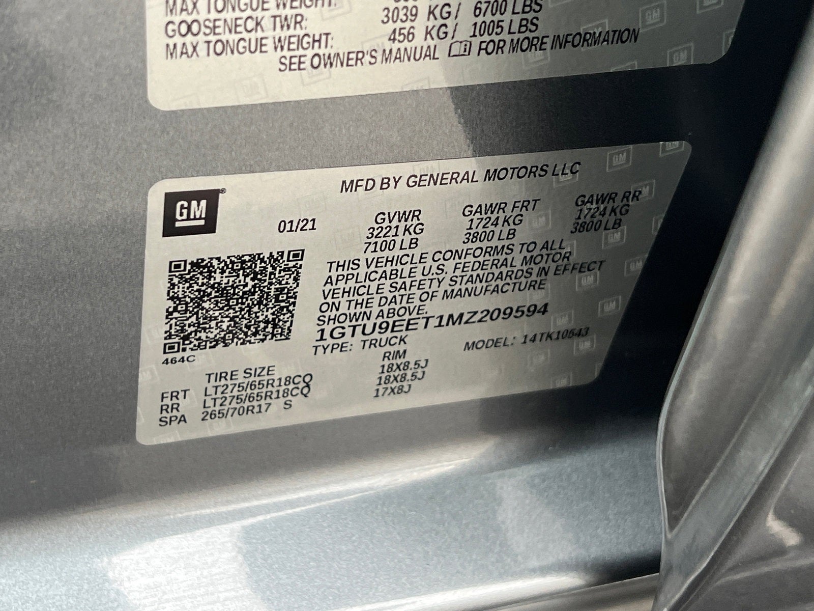 2021 GMC Sierra 1500 AT4