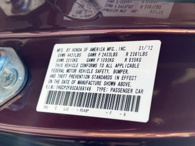 2012 Honda Accord EX-L 2.4