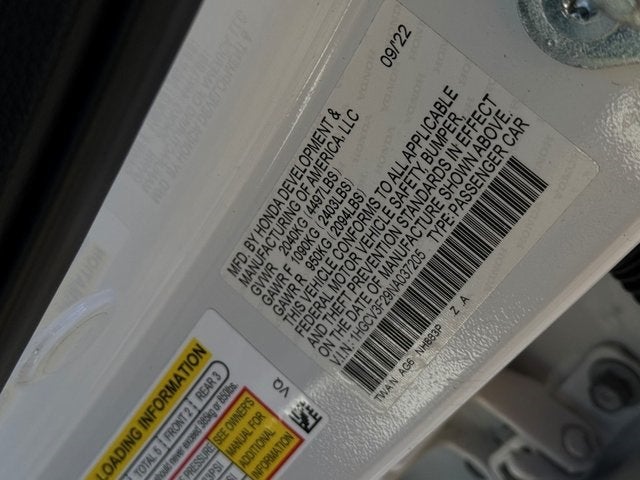 2022 Honda Accord Hybrid Sport