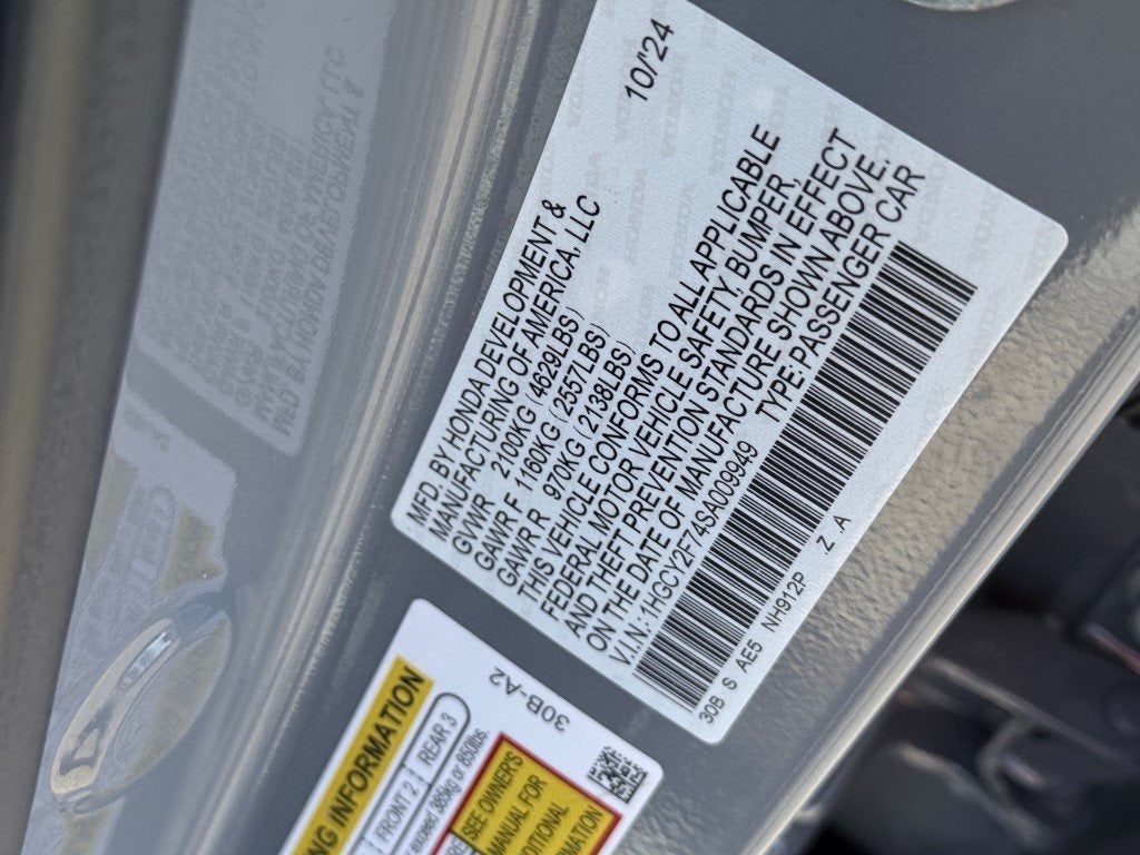 2025 Honda Accord Hybrid Sport-L