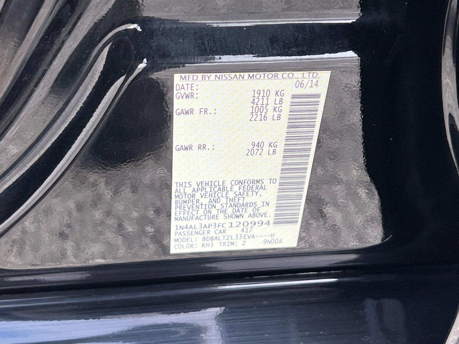 2015 Nissan Altima 2.5 SL