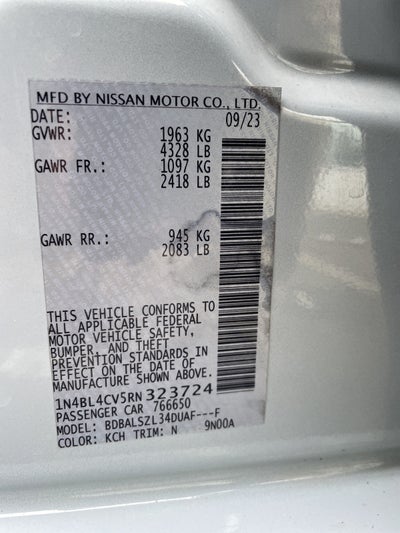 2024 Nissan Altima 2.5 SR