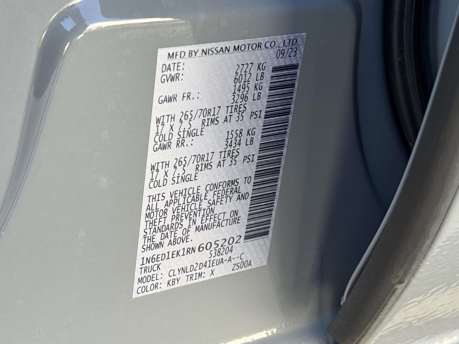 2024 Nissan Frontier PRO-4X