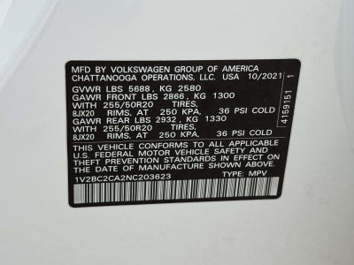 2022 Volkswagen Atlas Cross Sport 2.0T SEL