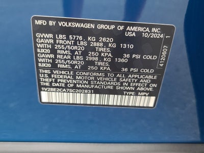 2025 Volkswagen Atlas Cross Sport 2.0T SEL