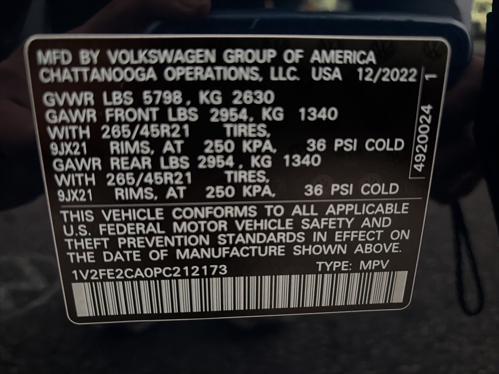 2023 Volkswagen Atlas Cross Sport 3.6L V6 SEL Premium R-Line