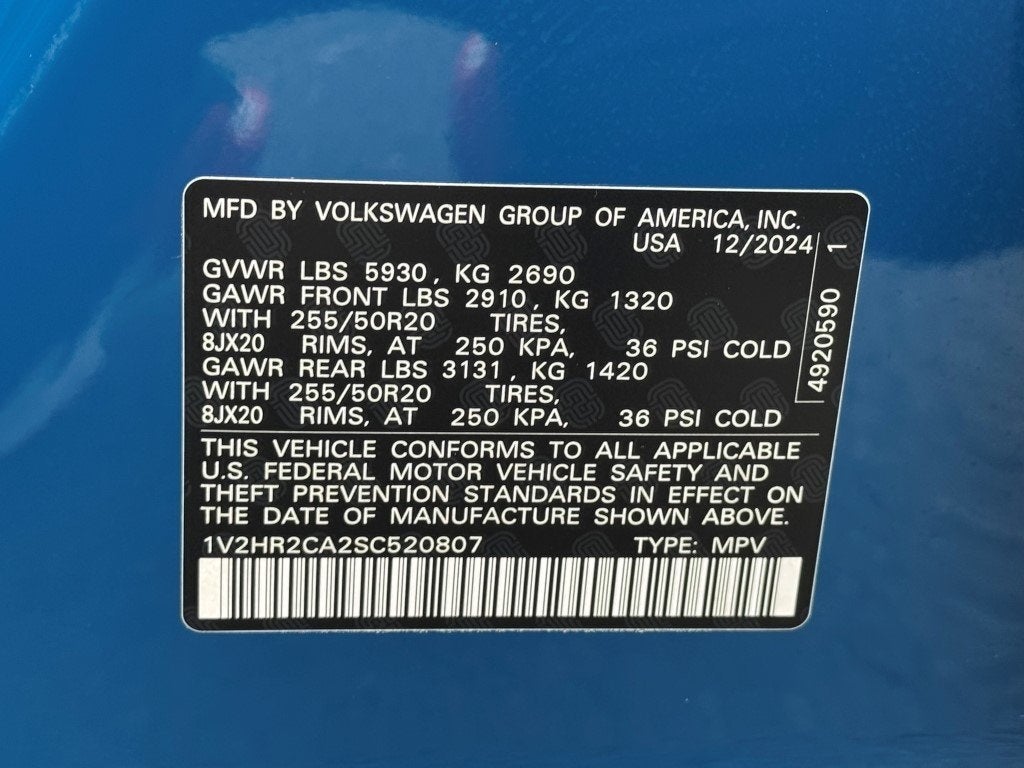 2025 Volkswagen Atlas 2.0T SE w/Technology