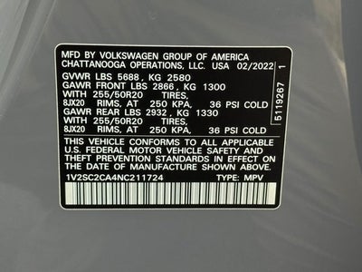 2022 Volkswagen Atlas Cross Sport 2.0T SEL R-Line