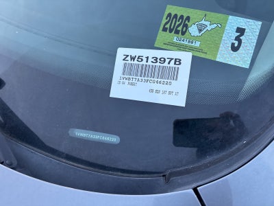 2015 Volkswagen Passat 1.8T SE w/Sunroof/Nav