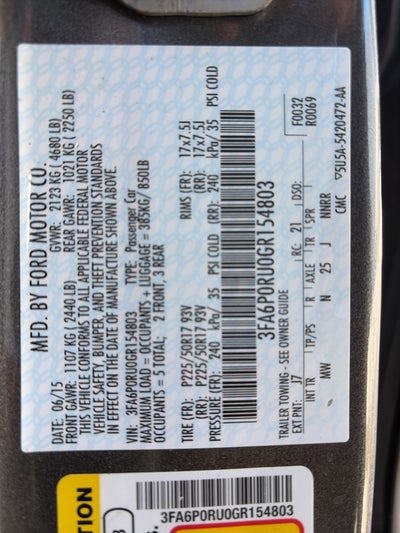 2016 Ford Fusion Hybrid Titanium