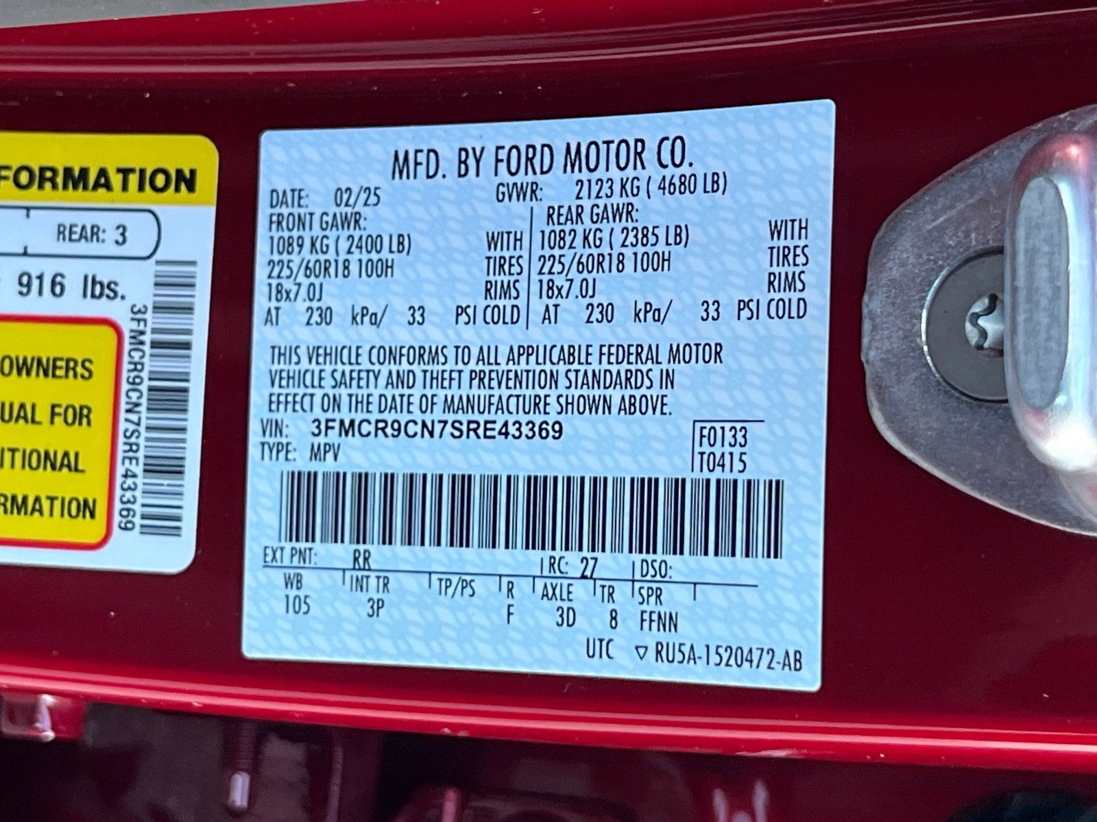 2025 Ford Bronco Sport Outer Banks