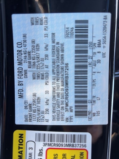 2021 Ford Bronco Sport Badlands