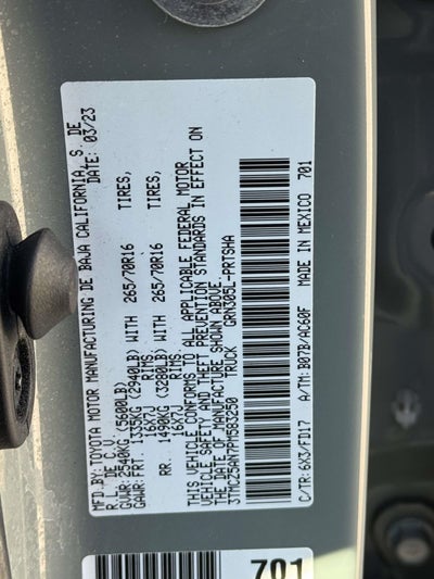 2023 Toyota Tacoma TRD Sport V6