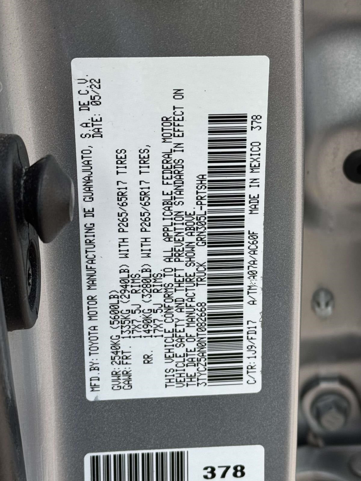 2022 Toyota Tacoma TRD Sport V6