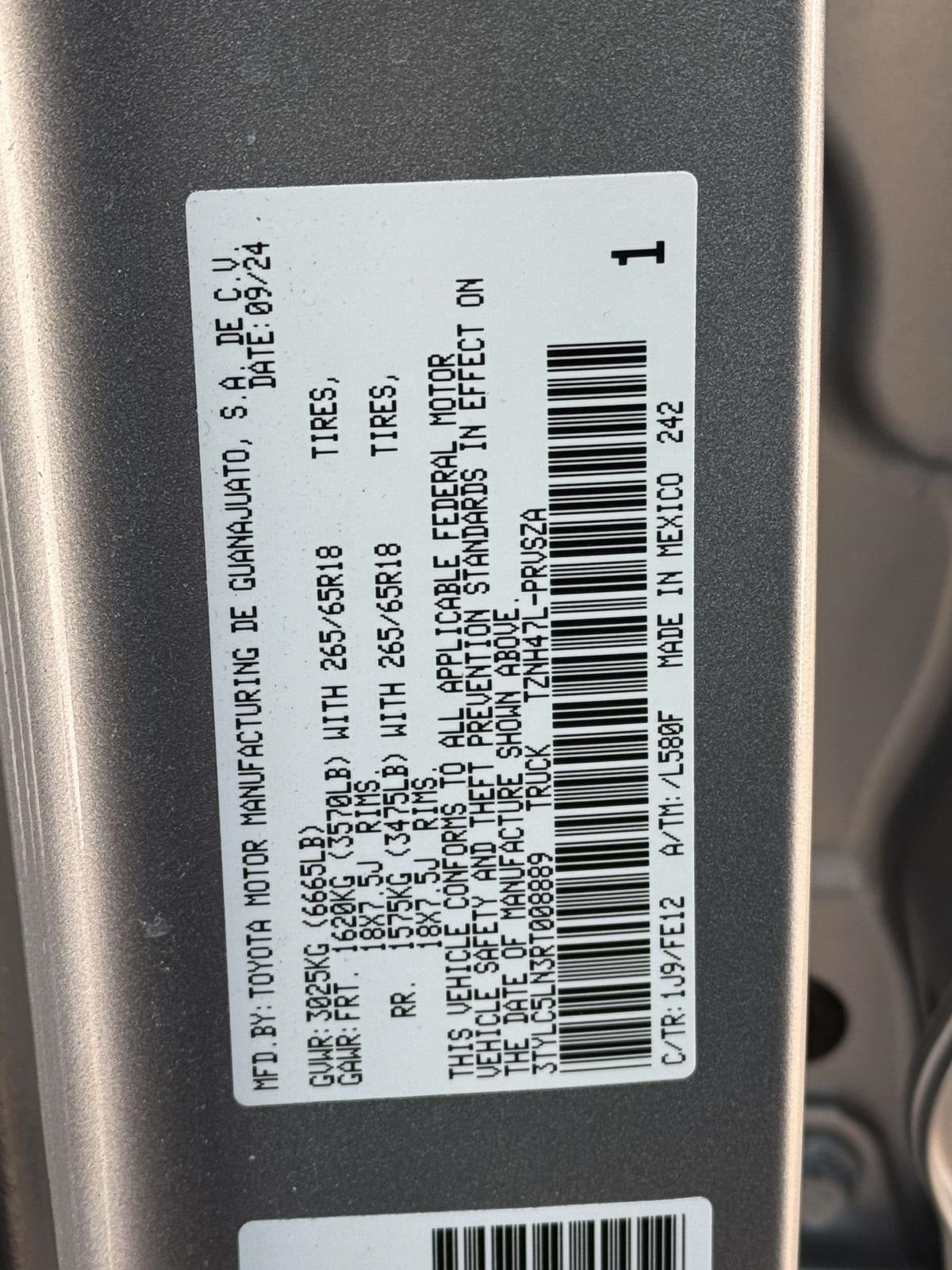 2024 Toyota Tacoma Hybrid TRD Sport