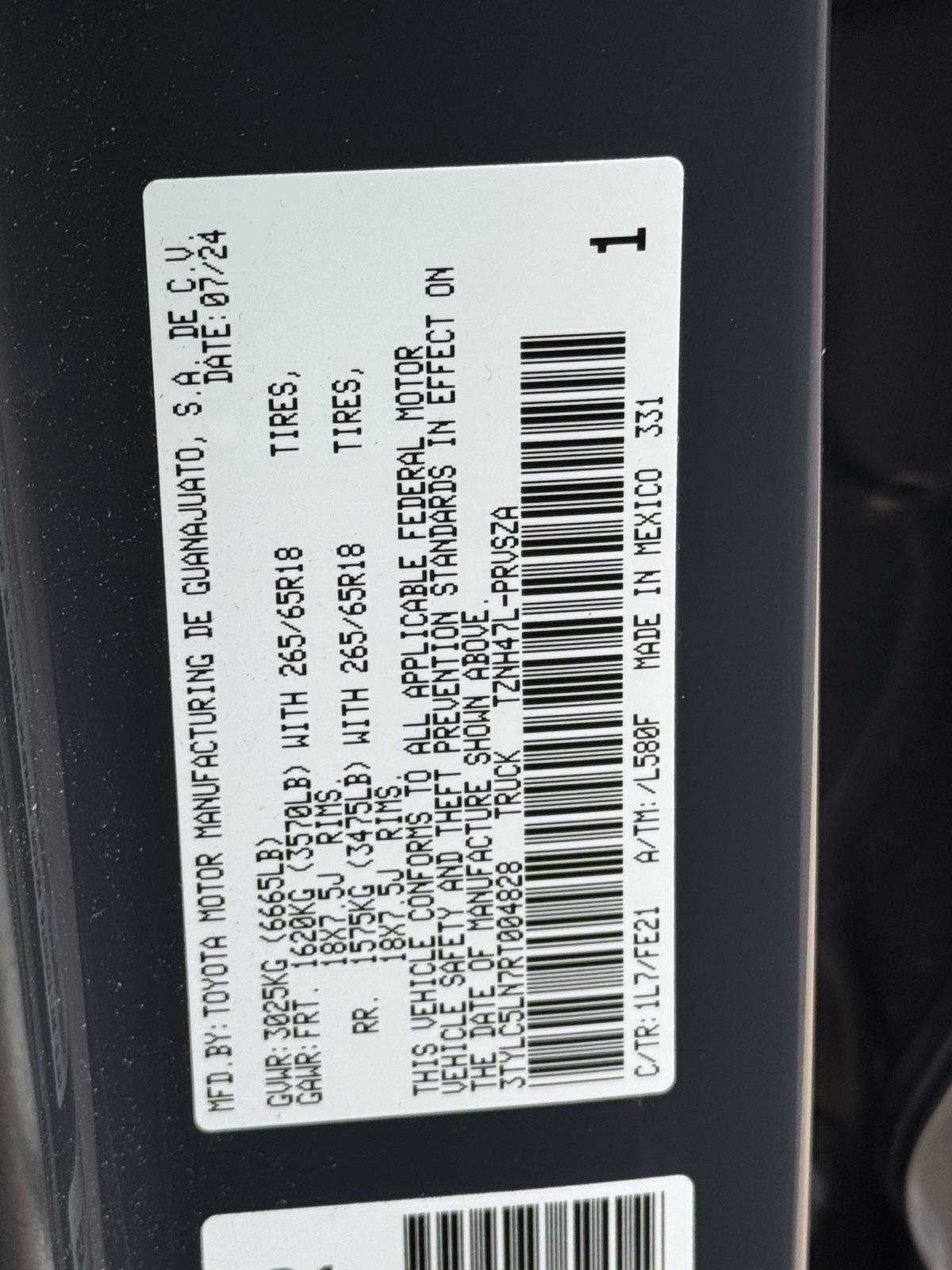 2024 Toyota Tacoma Hybrid TRD Sport