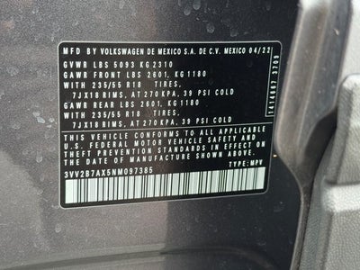 2022 Volkswagen Tiguan 2.0T SE