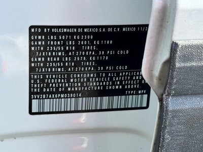 2023 Volkswagen Tiguan 2.0T SE