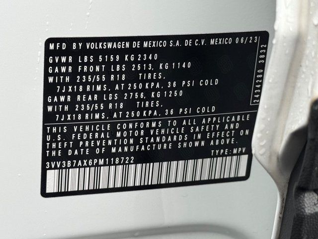 2023 Volkswagen Tiguan 2.0T SE