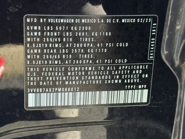 2023 Volkswagen Tiguan 2.0T SE R-Line Black