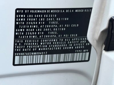 2022 Volkswagen Tiguan 2.0T SE R-Line Black