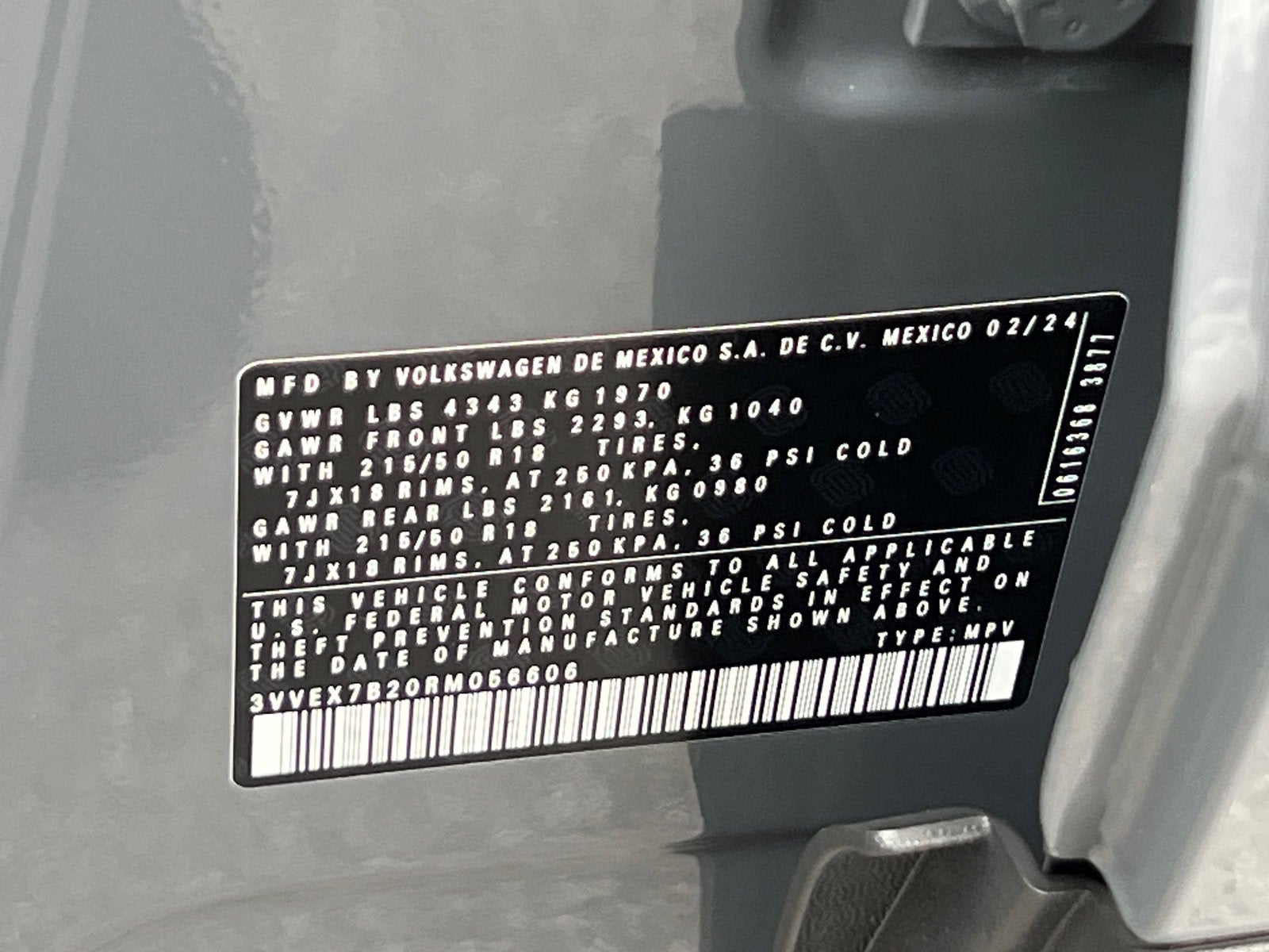 2024 Volkswagen Taos 1.5T SE