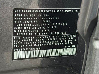 2023 Volkswagen Tiguan 2.0T SE
