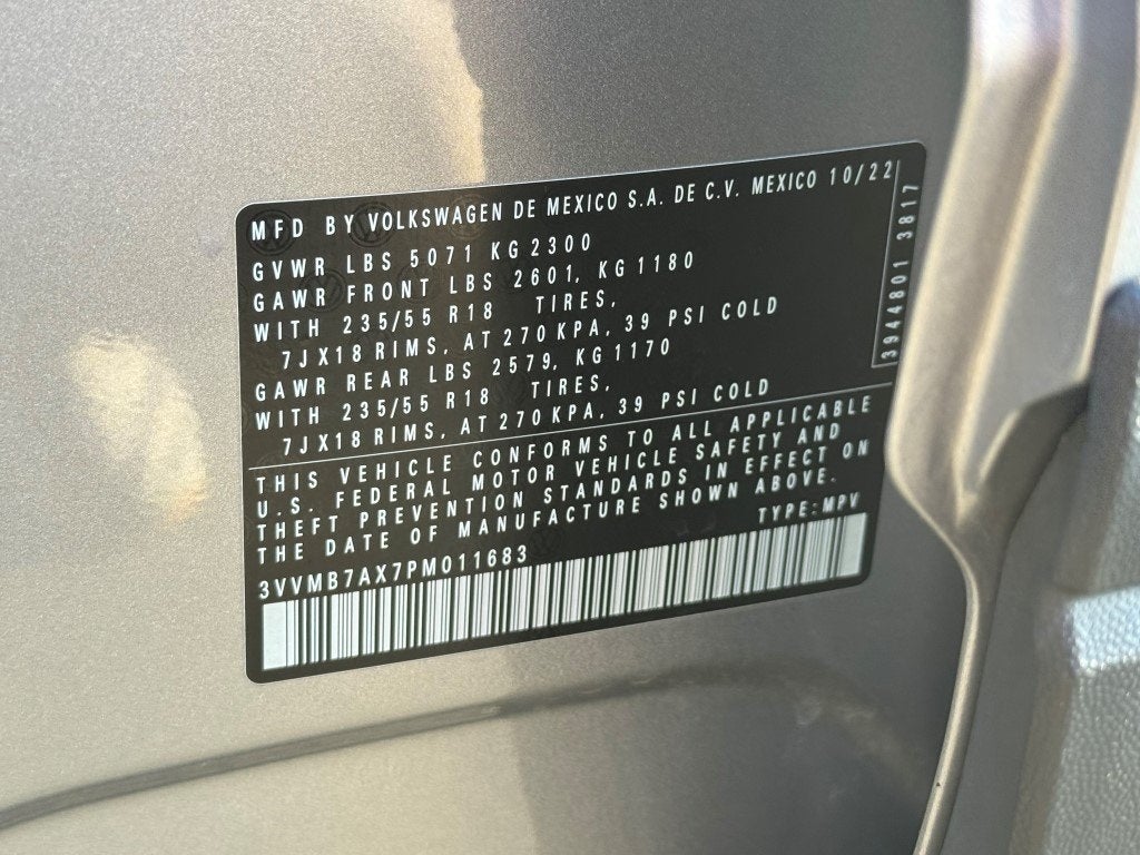 2023 Volkswagen Tiguan 2.0T SE