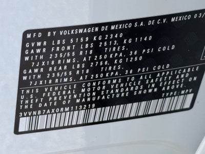 2024 Volkswagen Tiguan 2.0T SE