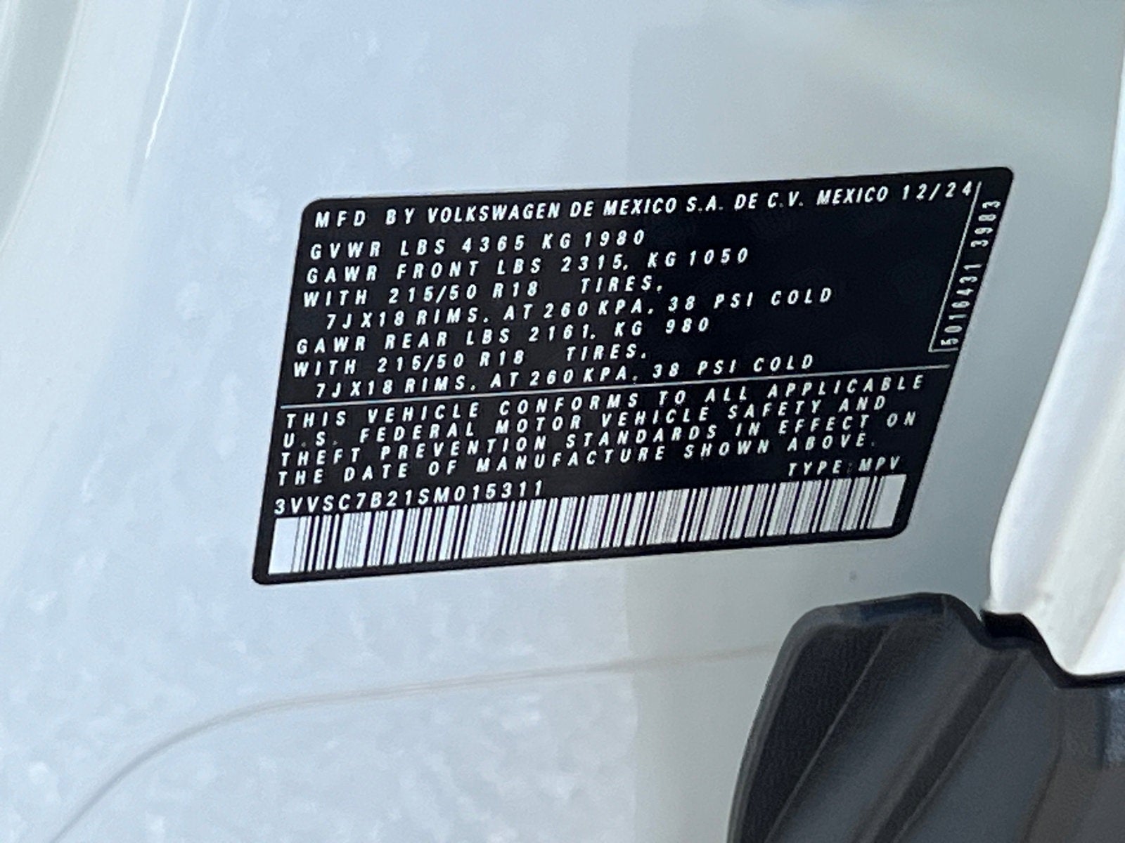 2025 Volkswagen Taos 1.5T SE